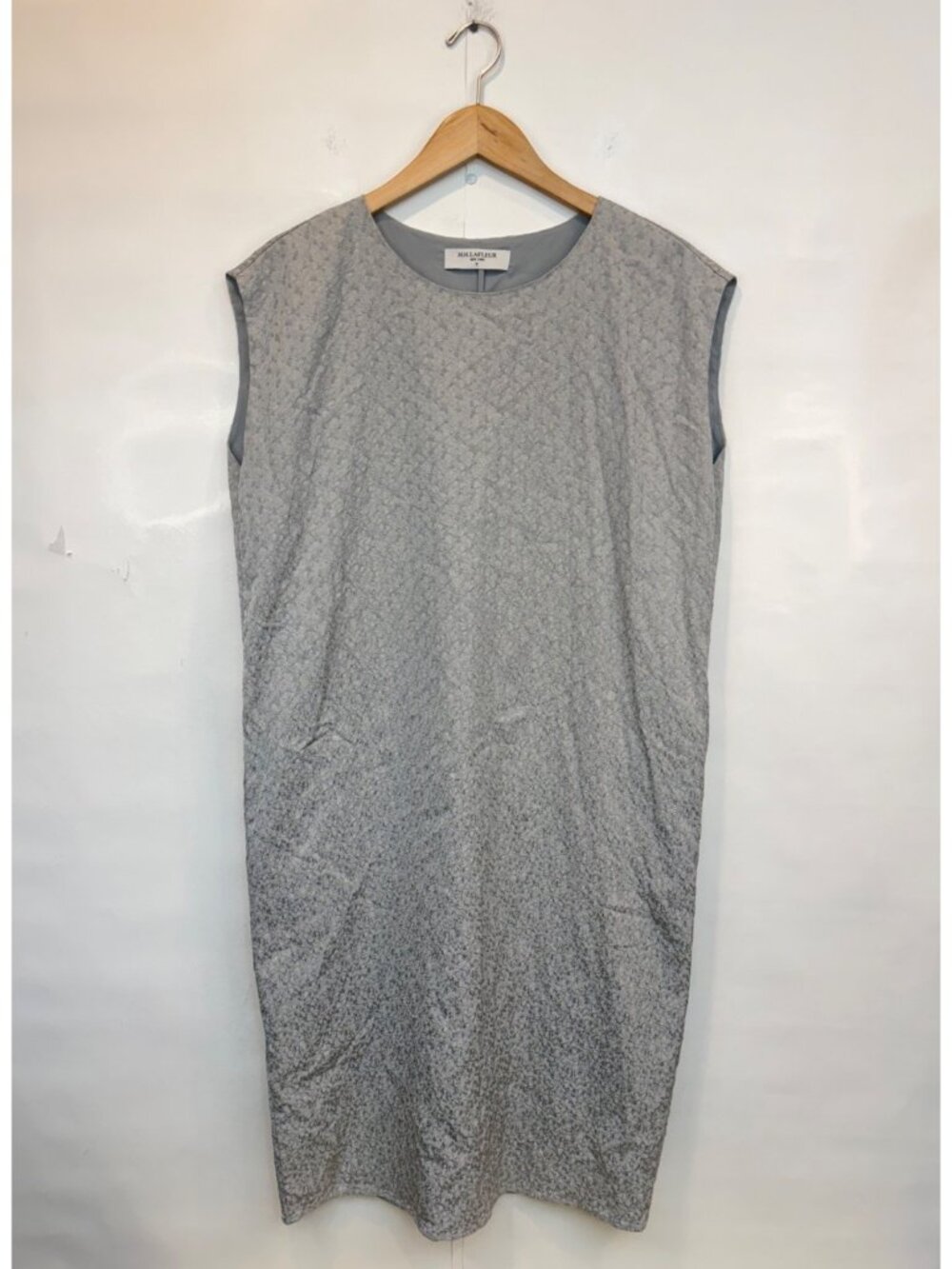 M.M. Lafleur Women's Nanette Shift Dress Size Medium Gray Jacquard NO BELT